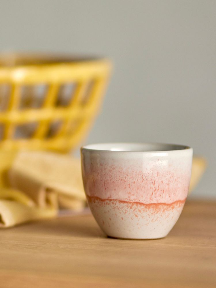 Mugs - Paula Cup, Orange, Stoneware - BLOOMINGVILLE