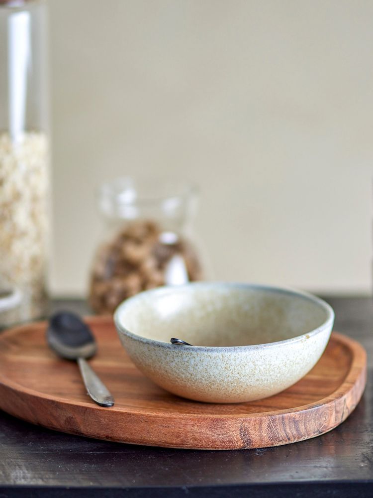 Bowls - Paula Bowl, Nature, Stoneware - BLOOMINGVILLE