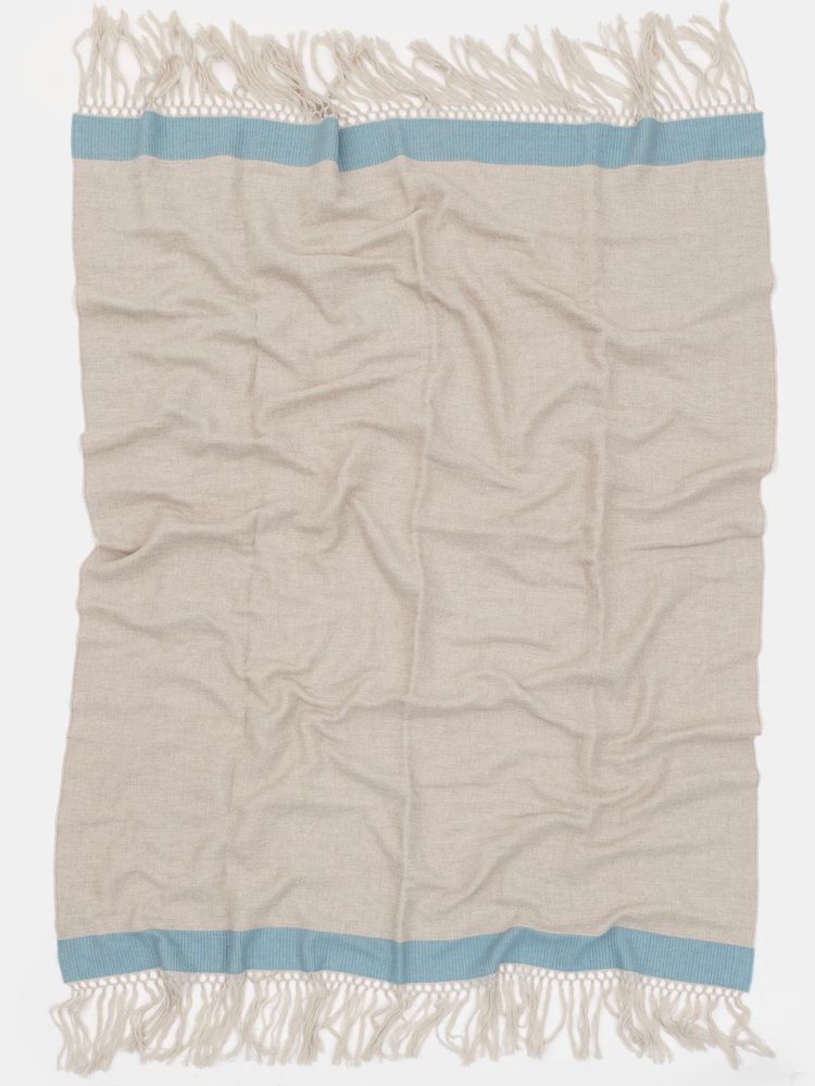 Plaids - Plaid en jacquard à franges longues - VILLA COMO