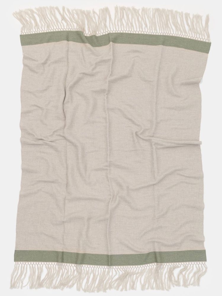 Plaids - Plaid en jacquard à franges longues - VILLA COMO