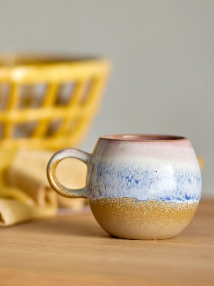 Mugs - Paula Cup, Rose, Stoneware - BLOOMINGVILLE