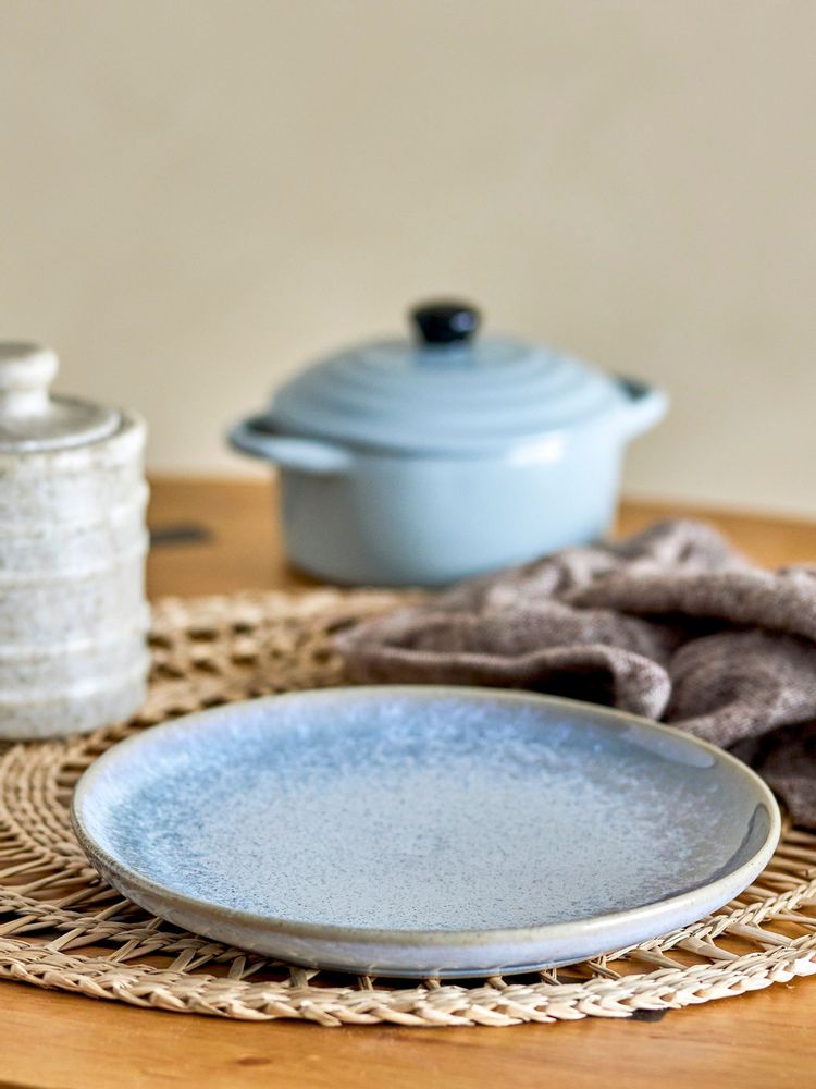 Assiettes au quotidien - Paula Assiette, Blue, Grès - BLOOMINGVILLE
