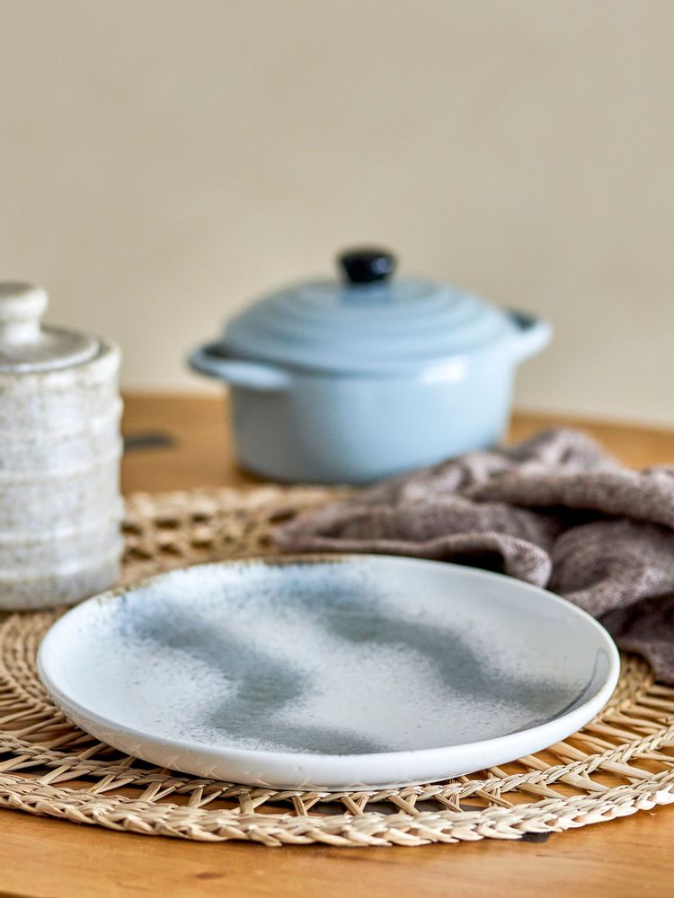 Everyday plates - Paula Plate, Grey, Stoneware - BLOOMINGVILLE A/S