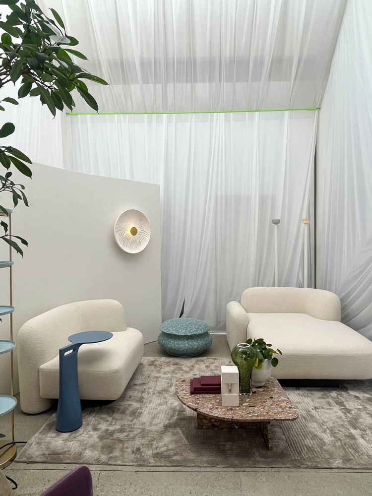 Unique pieces - PULSE by Pierre Charrié suspension wall lamp made of plaster of Paris. - RADAR INTERIOR