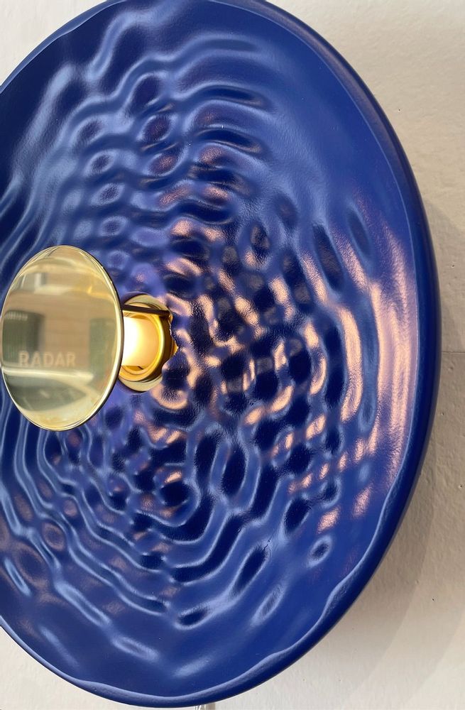 Unique pieces - PULSE by Pierre Charrié suspension wall lamp made of plaster of Paris. - RADAR INTERIOR