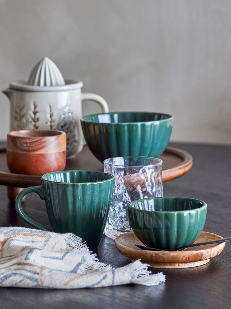 Tasses et mugs - Latina Mug, Verte, Grès - BLOOMINGVILLE