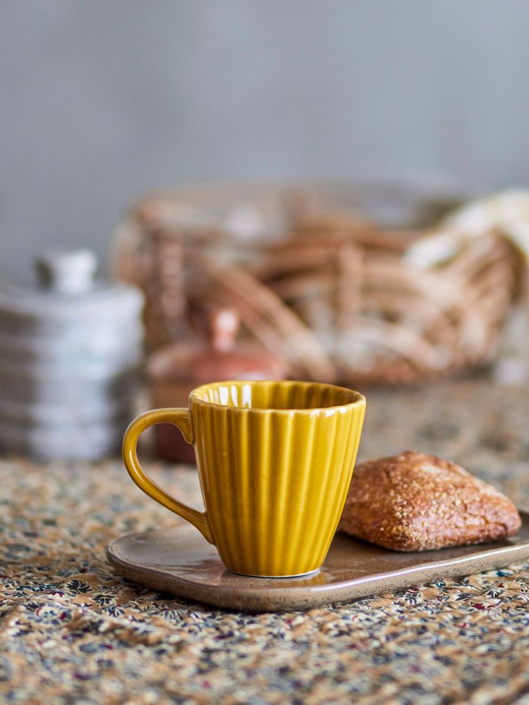 Tasses et mugs - Latina Mug, Jaune, Grès - BLOOMINGVILLE