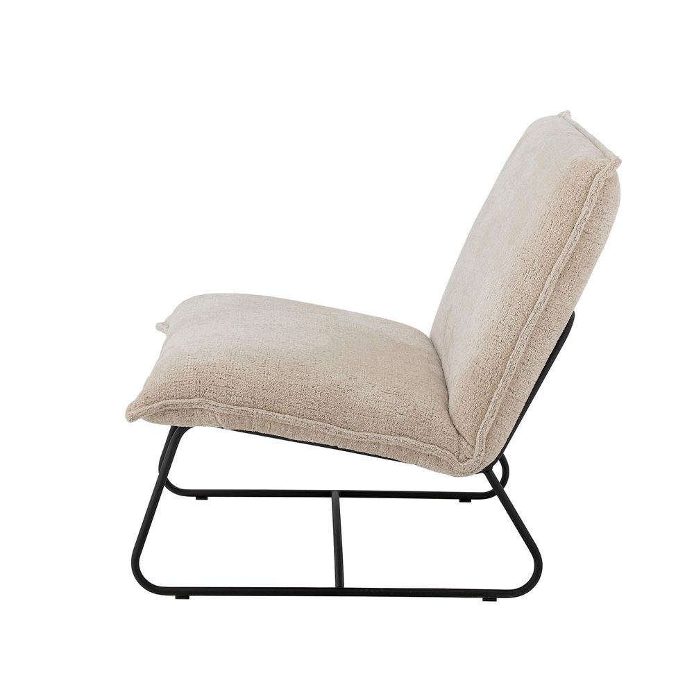 Chaises longues - Cape Chaise de salon, Nature, Polyester Recyclé - BLOOMINGVILLE