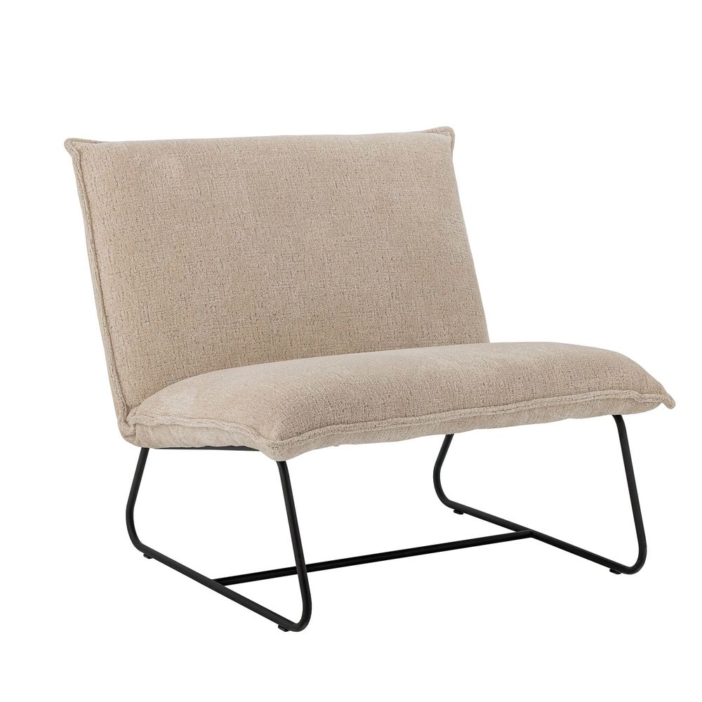 Chaises longues - Cape Chaise de salon, Nature, Polyester Recyclé - BLOOMINGVILLE