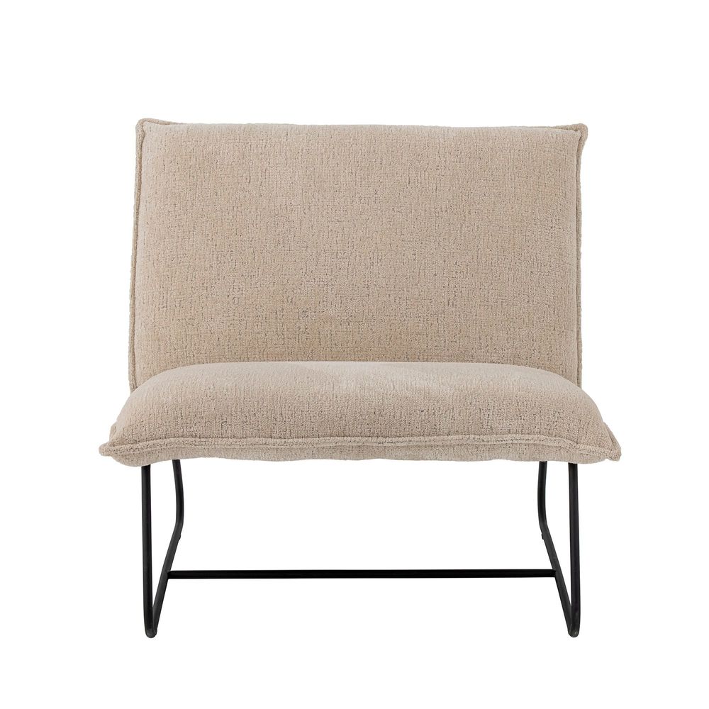 Chaises longues - Cape Chaise de salon, Nature, Polyester Recyclé - BLOOMINGVILLE