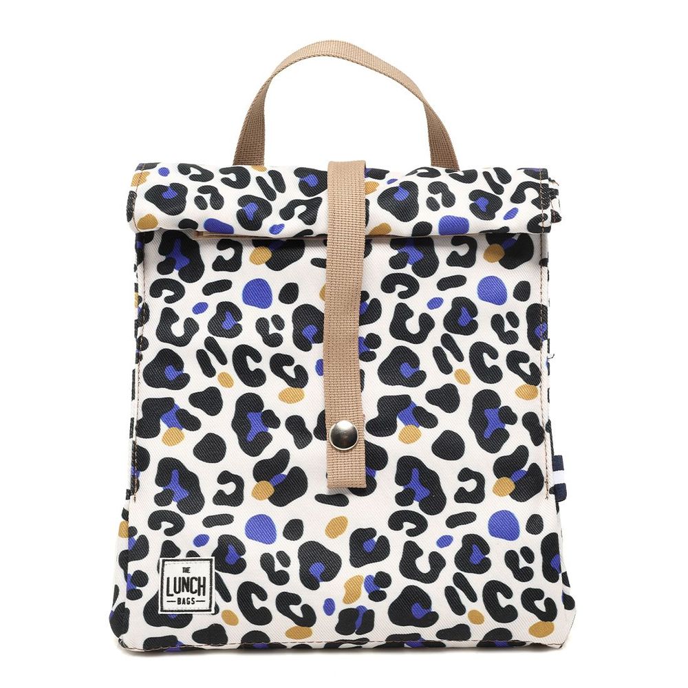 Cadeaux - Sac Isotherme à Repas Léopard avec poignée beige - THE LUNCHBAGS
