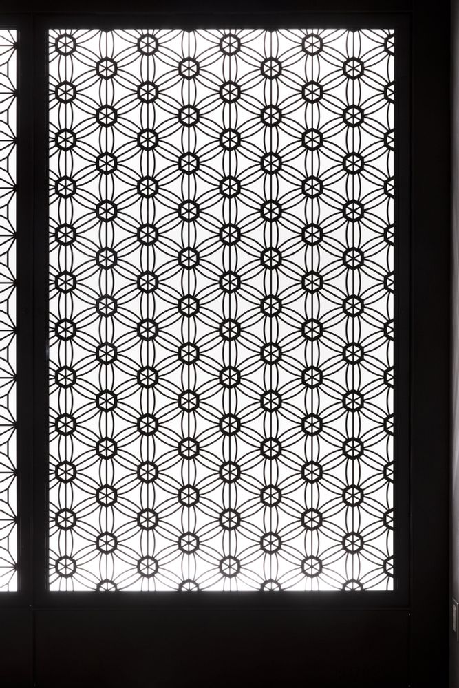 Decorative objects - Steel Window Frame with Japanese Traditional Pattern - MAASA BRAND