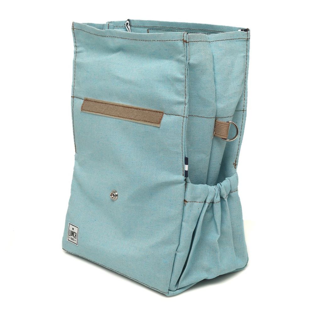 Gifts - Lunchbag Aqua with Beige Straps - THE LUNCHBAGS