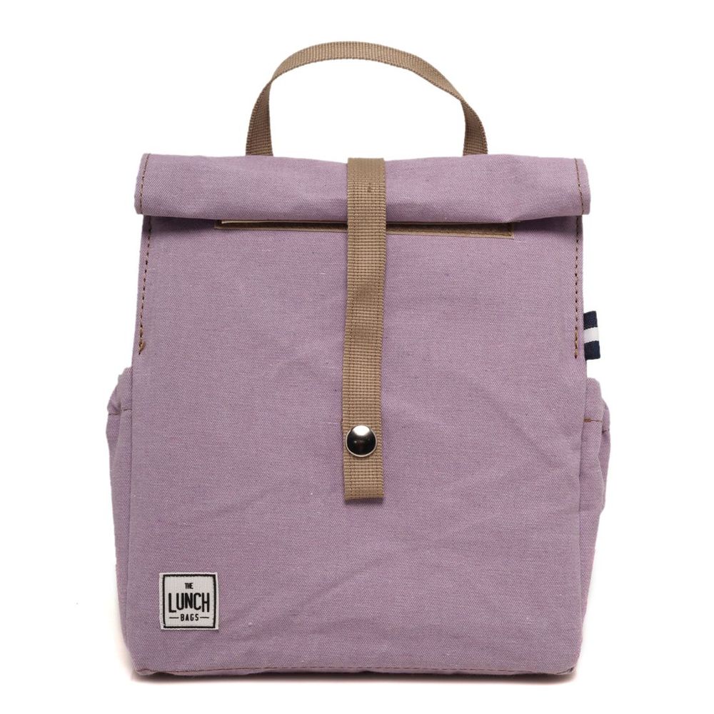 Gifts - Lunchbag Lilac with Beige Straps - THE LUNCHBAGS