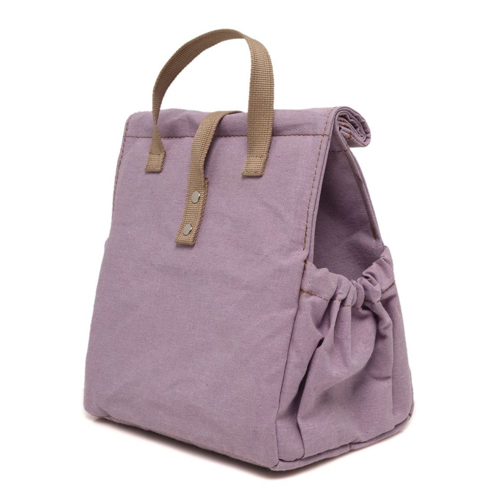 Gifts - Lunchbag Lilac with Beige Straps - THE LUNCHBAGS