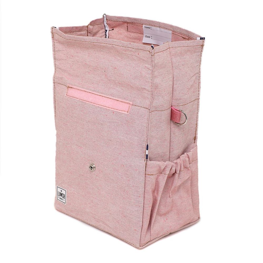 Cadeaux - Sac Isotherme à Repas Rose avec poignées roses - THE LUNCHBAGS