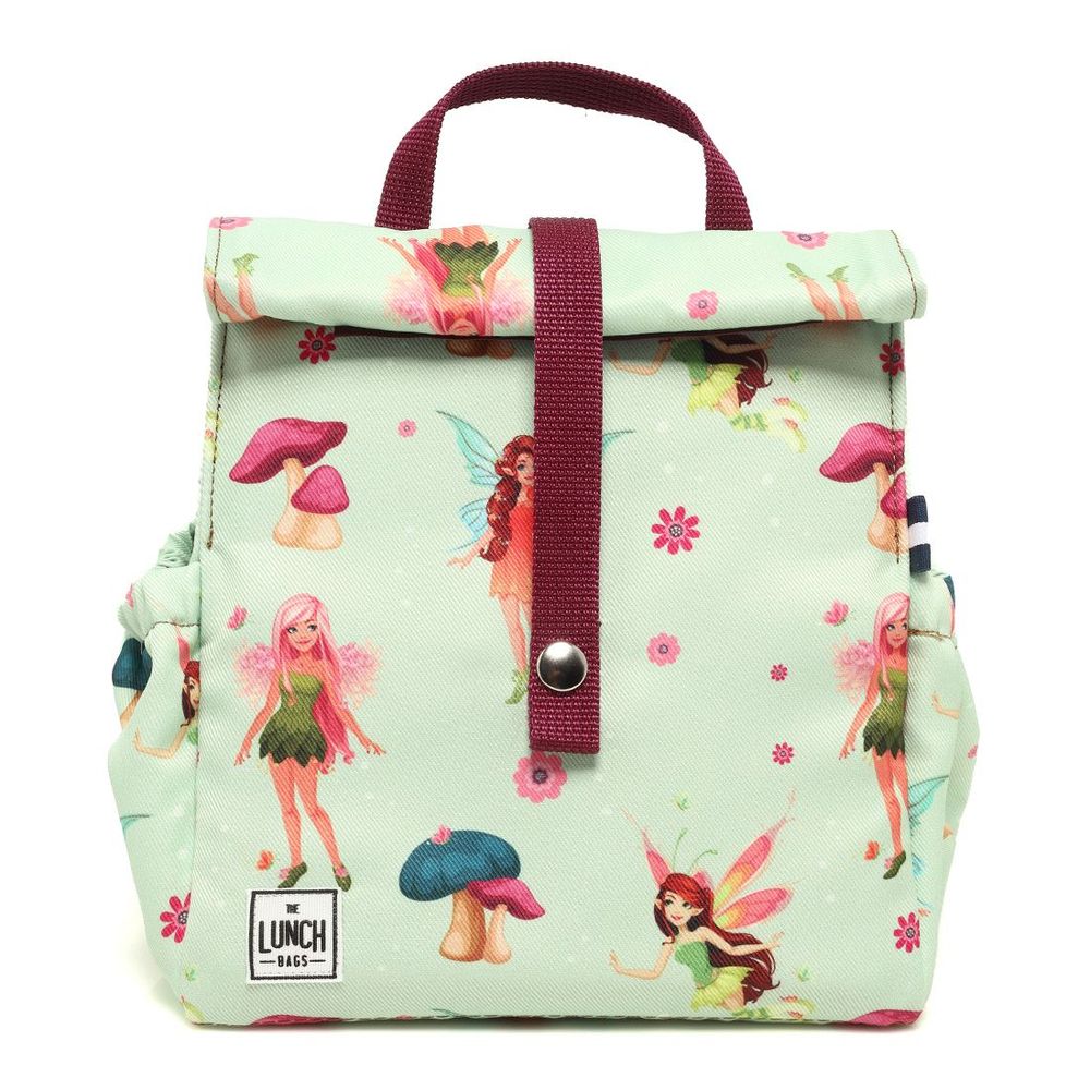 Papeterie bureau - Sac Isotherme à Repas Fées aux poignées cerise - THE LUNCHBAGS