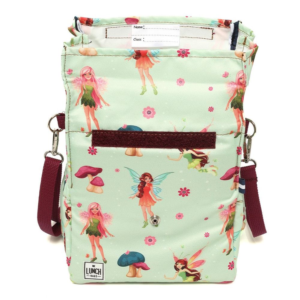 Papeterie bureau - Sac Isotherme à Repas Fées aux poignées cerise - THE LUNCHBAGS