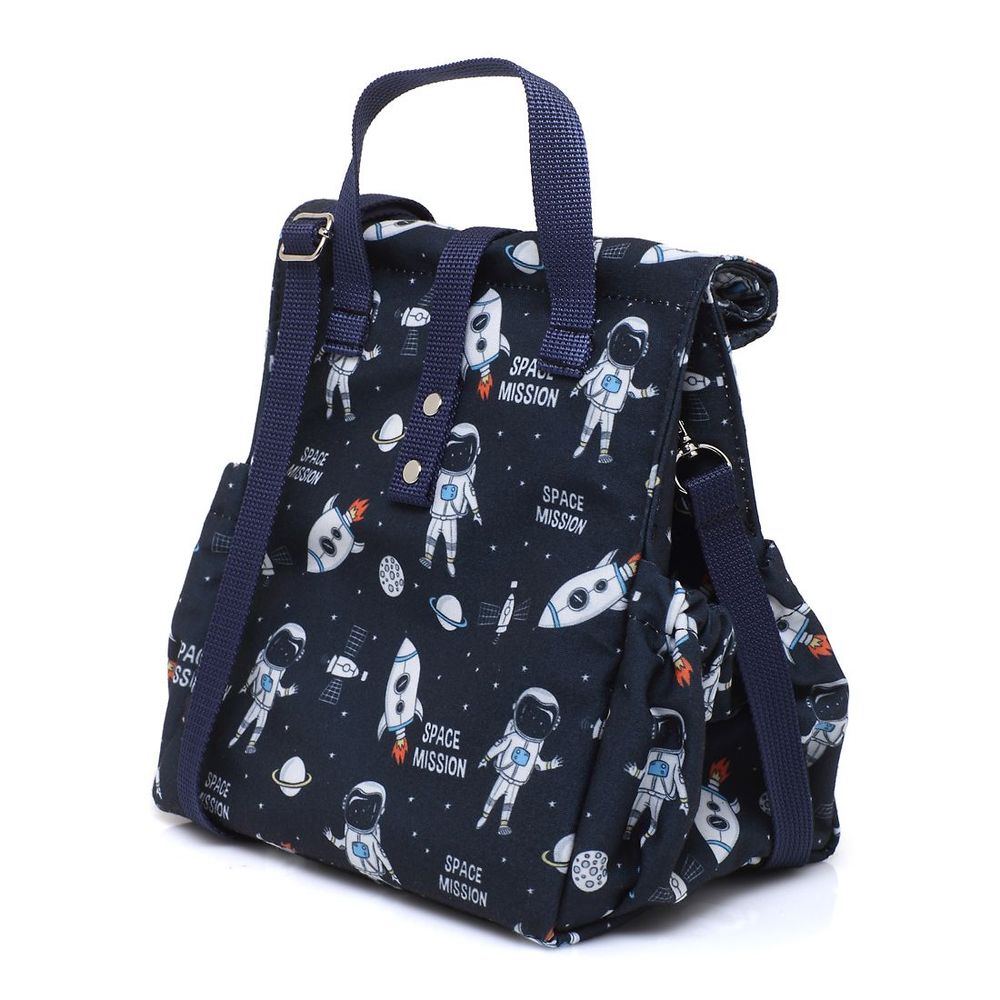 Gifts - Lunchbag Space with Blue Strap - THE LUNCHBAGS