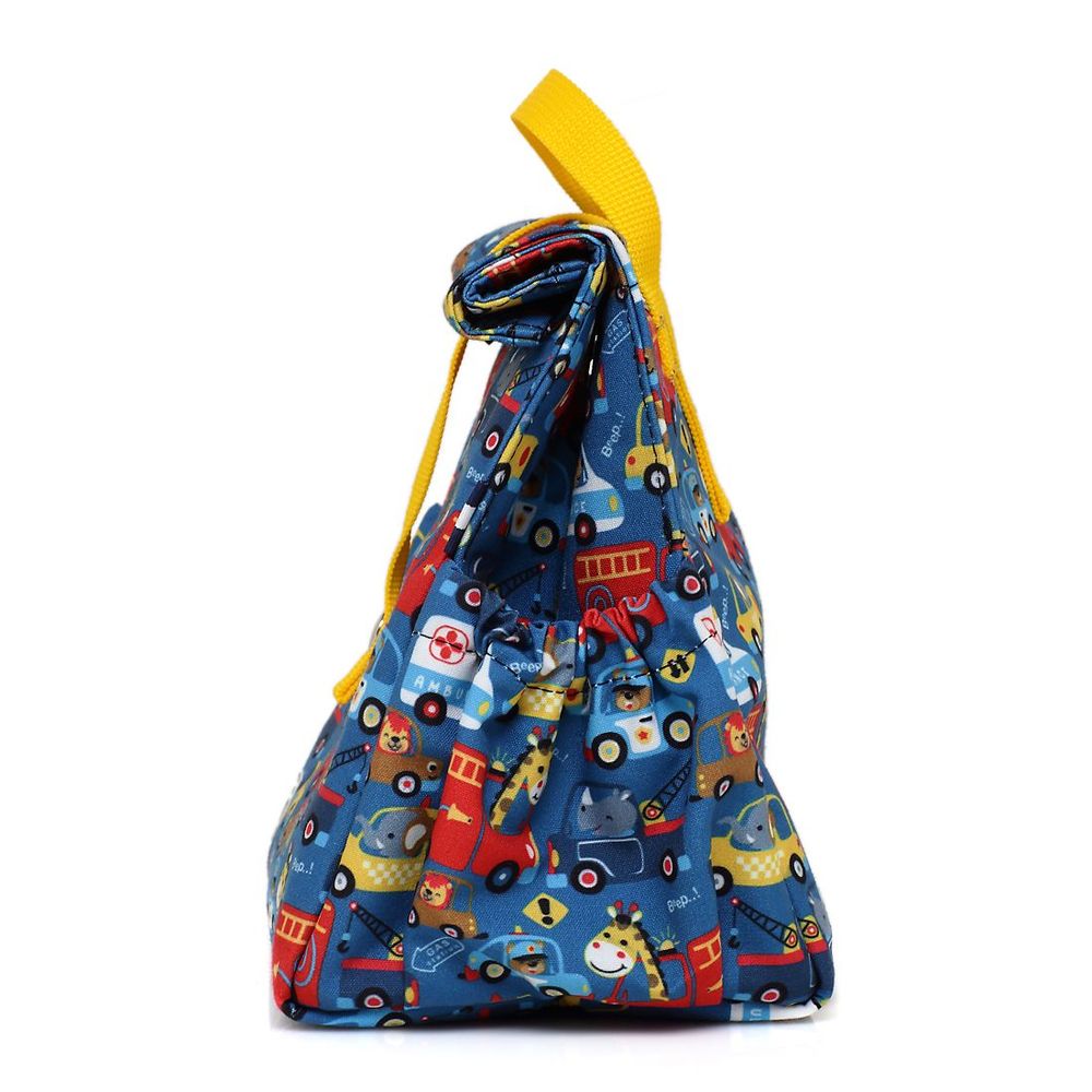 Cadeaux - Sac Isotherme à Repas Voitures à poignées jaunes - THE LUNCHBAGS
