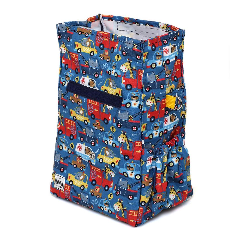 Cadeaux - Sac Isotherme à Repas Voitures à poignées jaunes - THE LUNCHBAGS