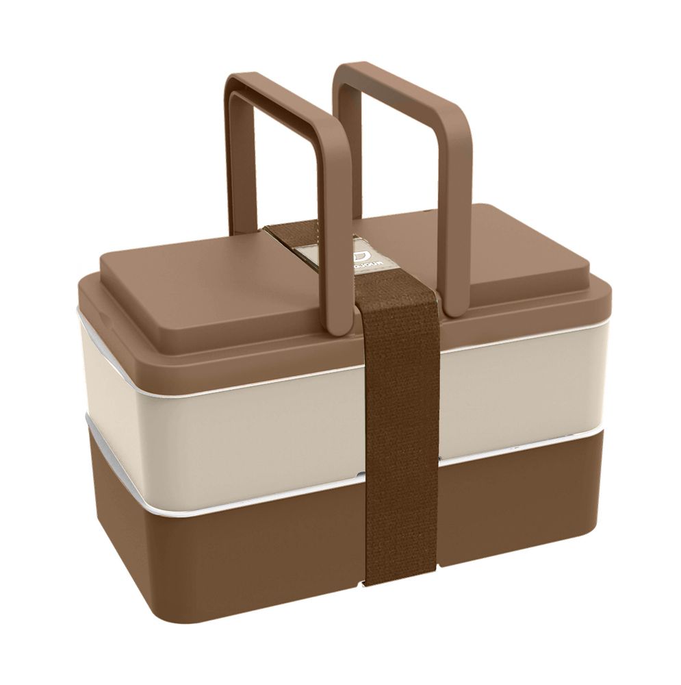 Kitchen utensils - LUNCH BOX WITH HANDLES 2 COMPARTMENTS- GOODJOUR - GOODJOUR