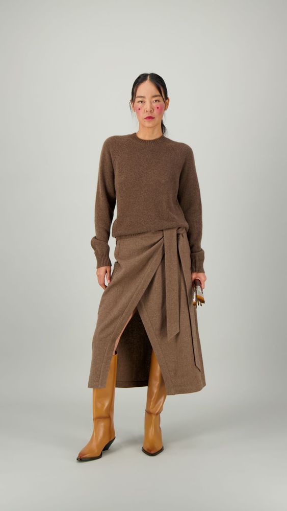 Prêt-à-porter - Must-have, le pull, 100% YAK," Tanan " - TERGEL -YAKSHMERE