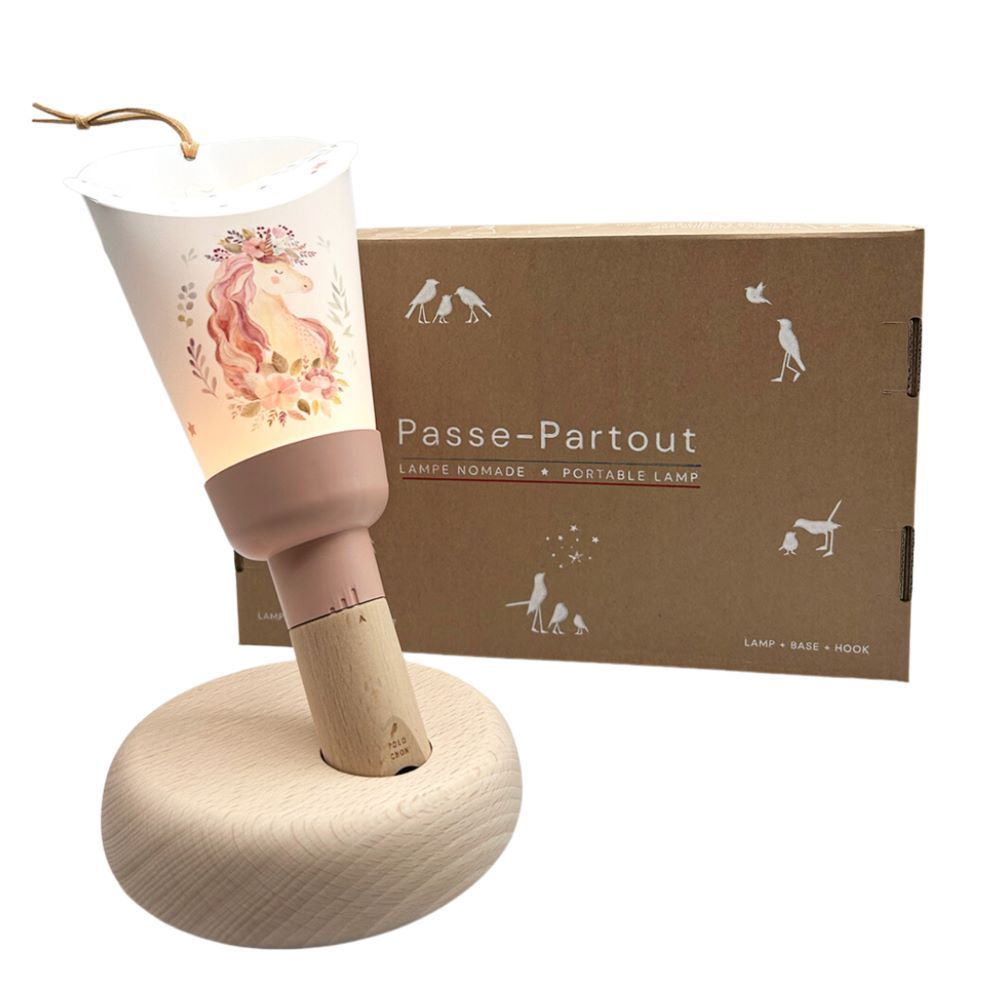 Wireless lamps - Passe Partout Lamp Set\"” Unicorn\ " - MAISON POLOCHON
