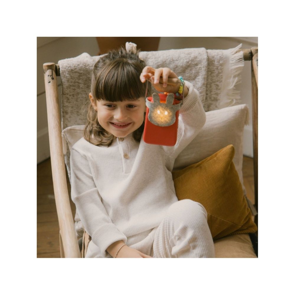 Wireless lamps - Box Nomadic lamp KIVALA - Red - MAISON POLOCHON