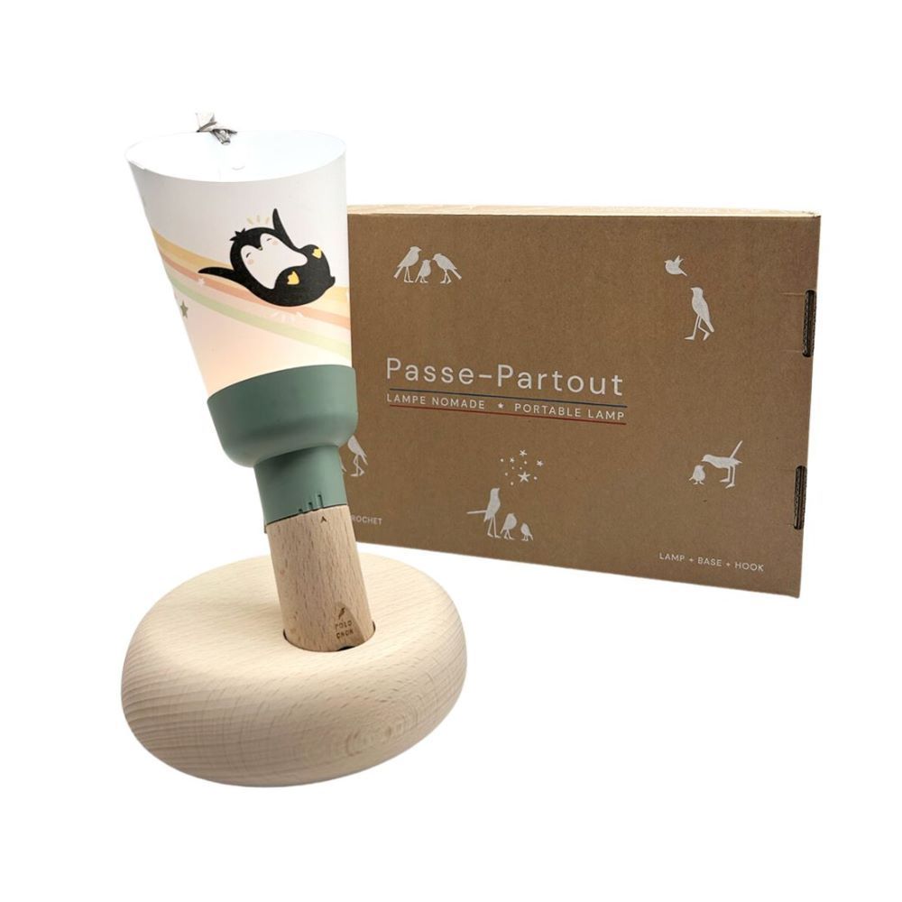 Wireless lamps - Passe-Partout lamp box\" Augustin on his rainbow\ " - MAISON POLOCHON