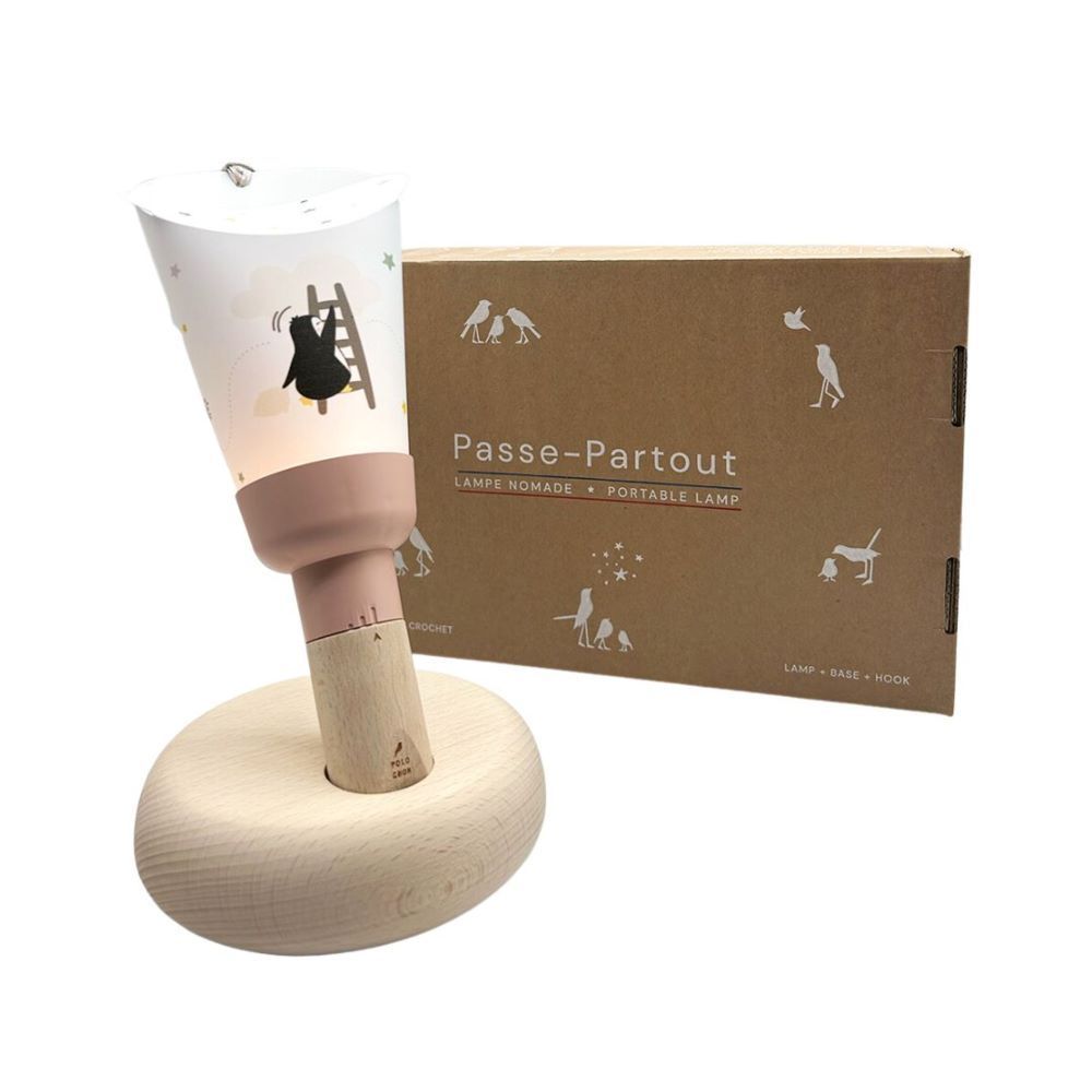 Wireless lamps - Set Lampe Passe-Partout\" Augustin in the clouds\ " - MAISON POLOCHON