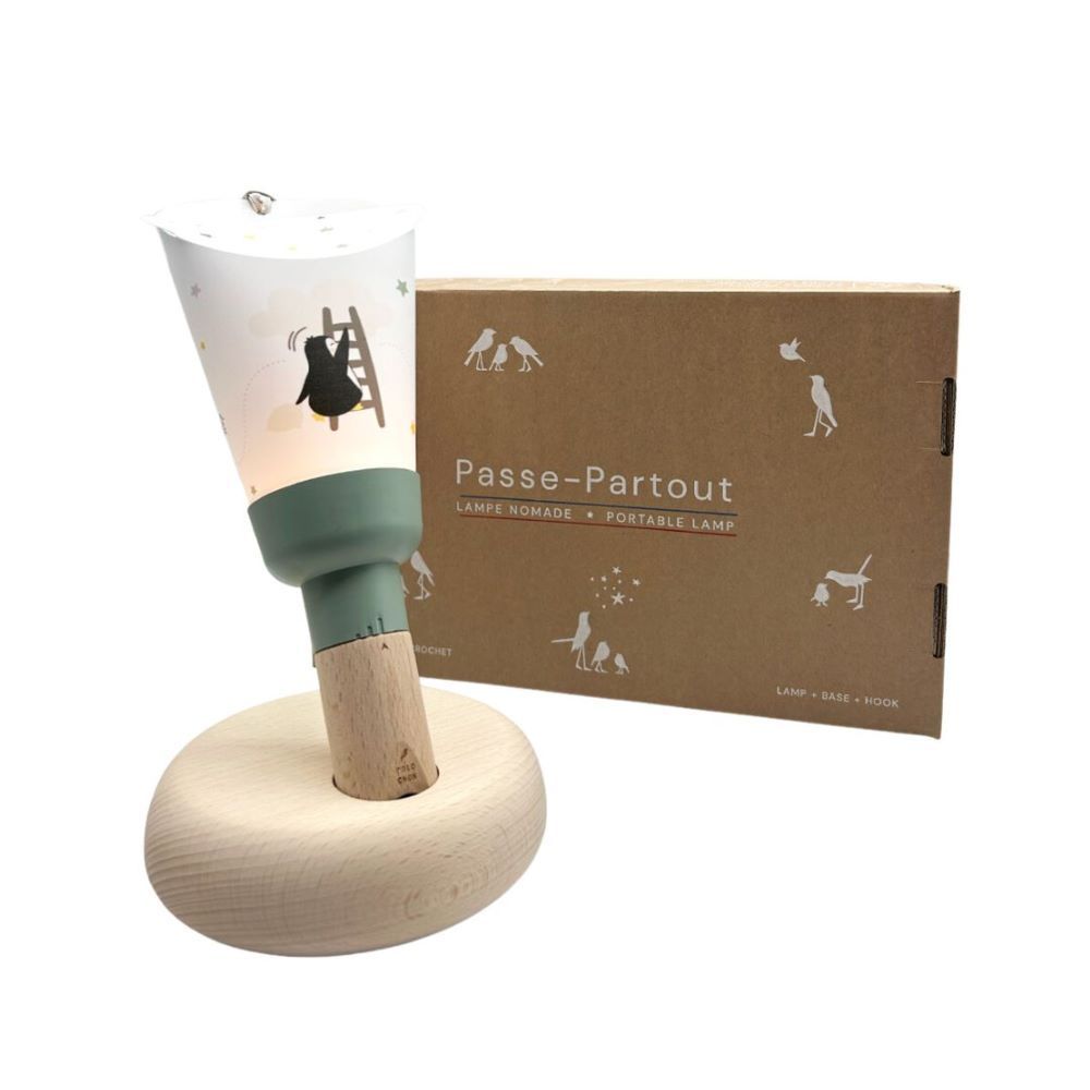 Wireless lamps - Set Lampe Passe-Partout\" Augustin in the clouds\ " - MAISON POLOCHON