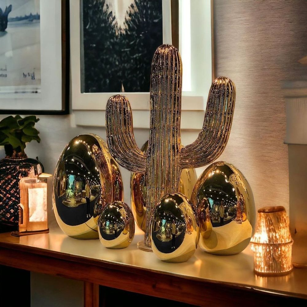 Objets design - CACTUS - FUORILUOGO CHROME DESIGN