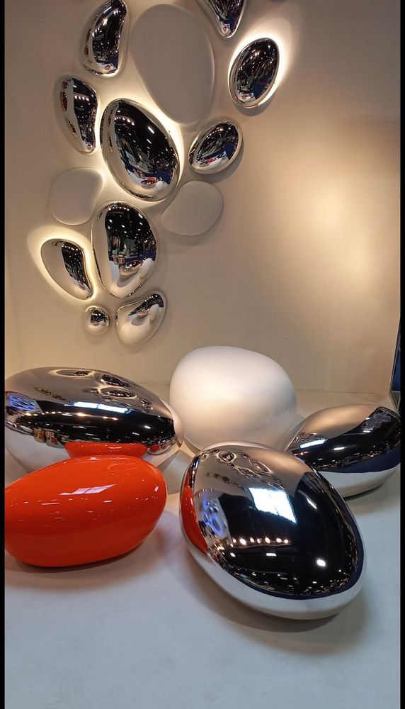 Design objects - PEBBLE SEAT - FUORILUOGO CHROME DESIGN