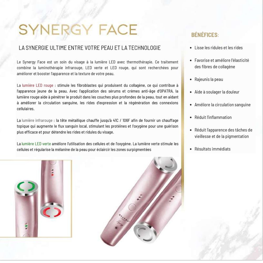 Hammams bien-être - OPATRA SYNERGY FACE - AMERGOU COSMETIQUES