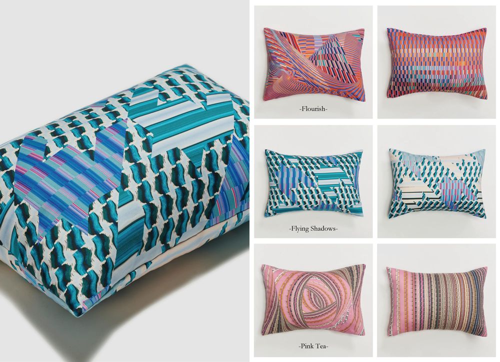 Couettes et oreillers - Housses de coussin et coussins de siège recto-verso - YEN TING CHO STUDIO