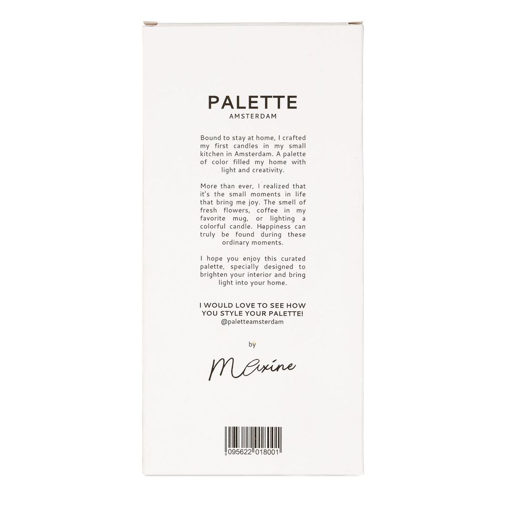 Candles - Twist Candles "Lovers in Paris", set of 4 - PALETTE AMSTERDAM