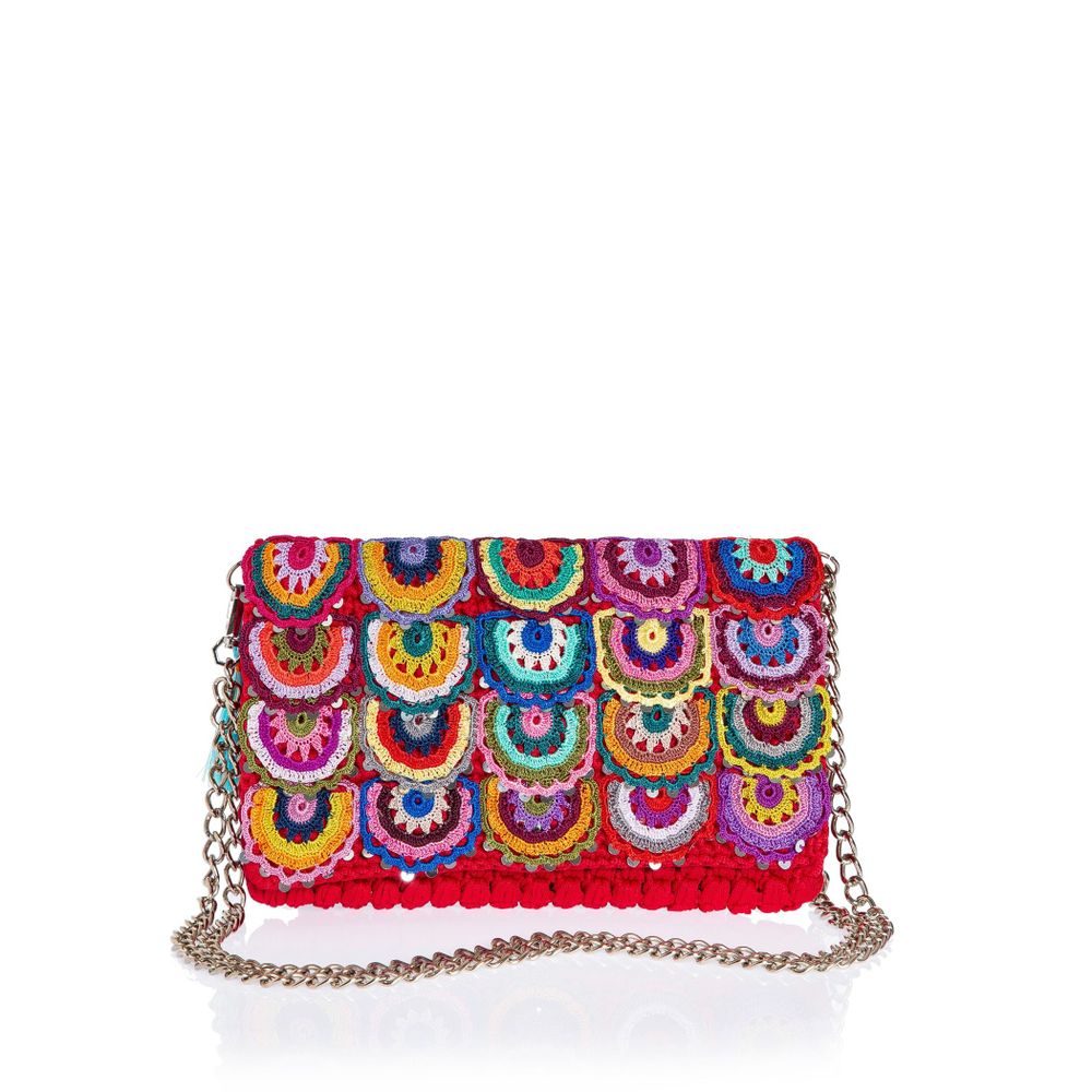 Bags and totes - Embroidered bags for women - TURQUOISE TASSEL