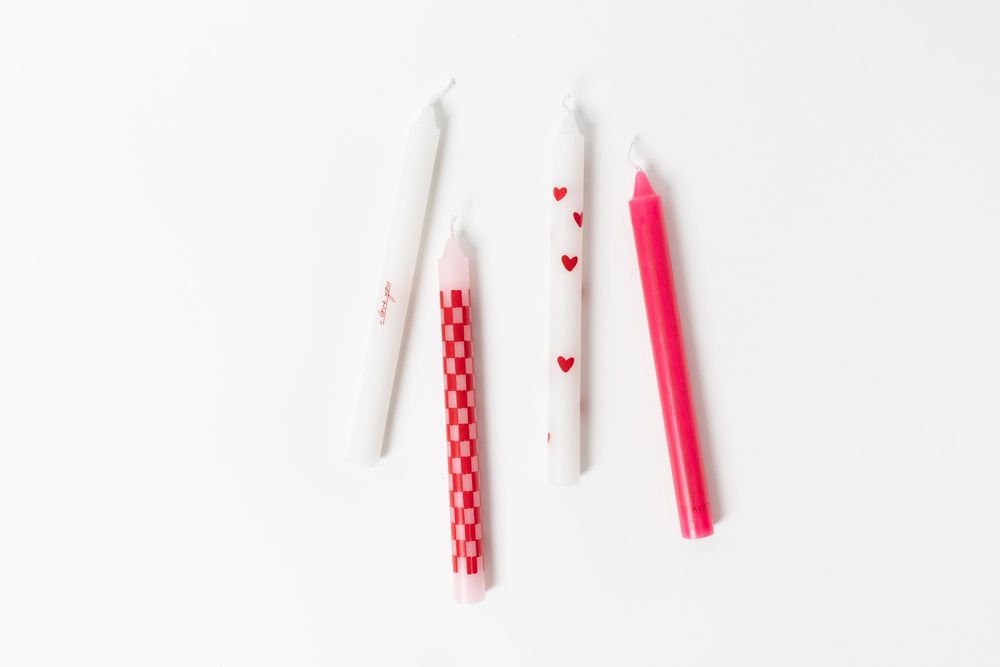 Bougies - Bougies "Perfect Match", lot de 4 - PALETTE AMSTERDAM