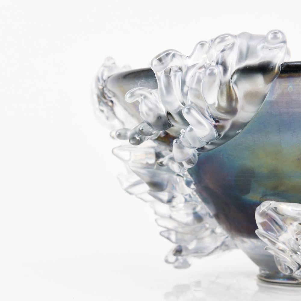 Objets de décoration - Plume Murano centerpiece - WAVE MURANO GLASS