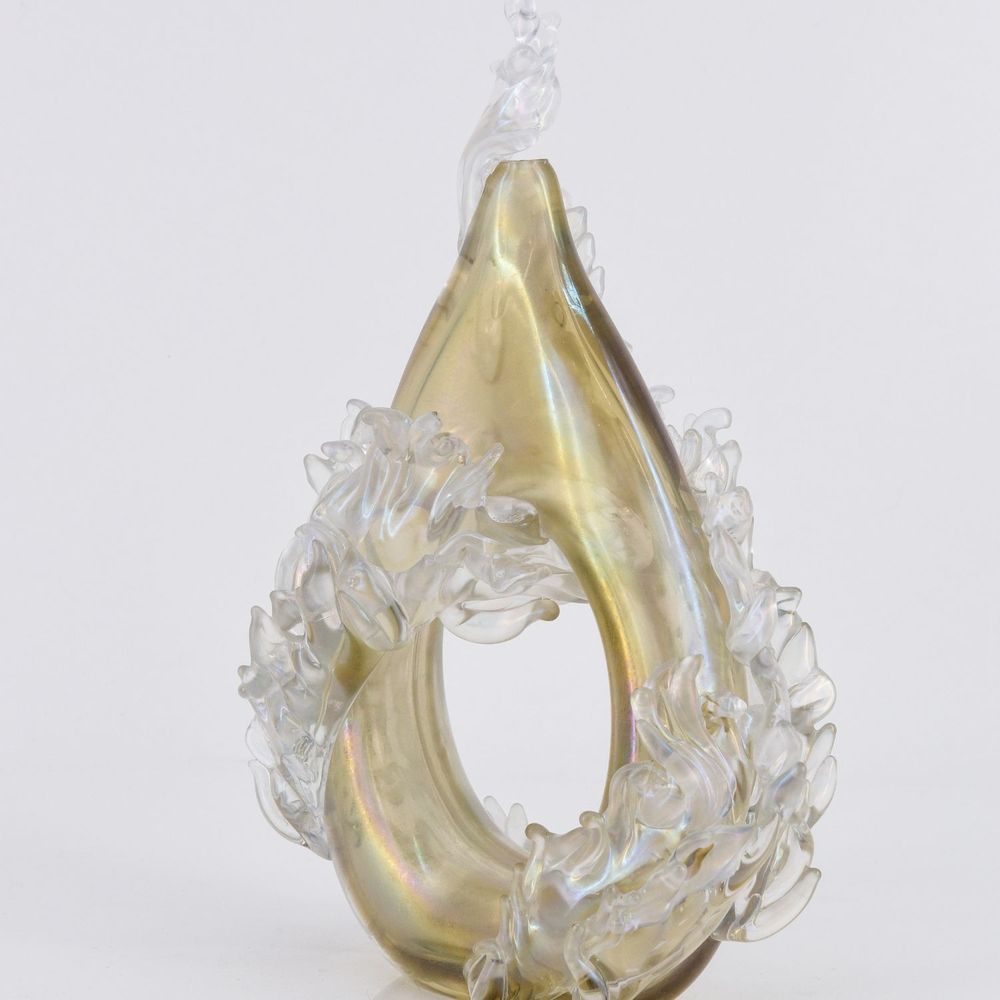 Decorative objects - Plume vase - WAVE MURANO GLASS