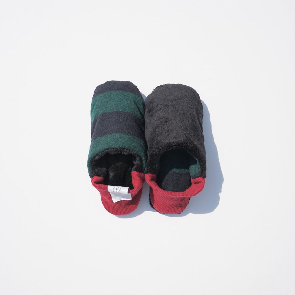 Chaussettes - Rayures en flanelle × Fourrure - MERIPPA