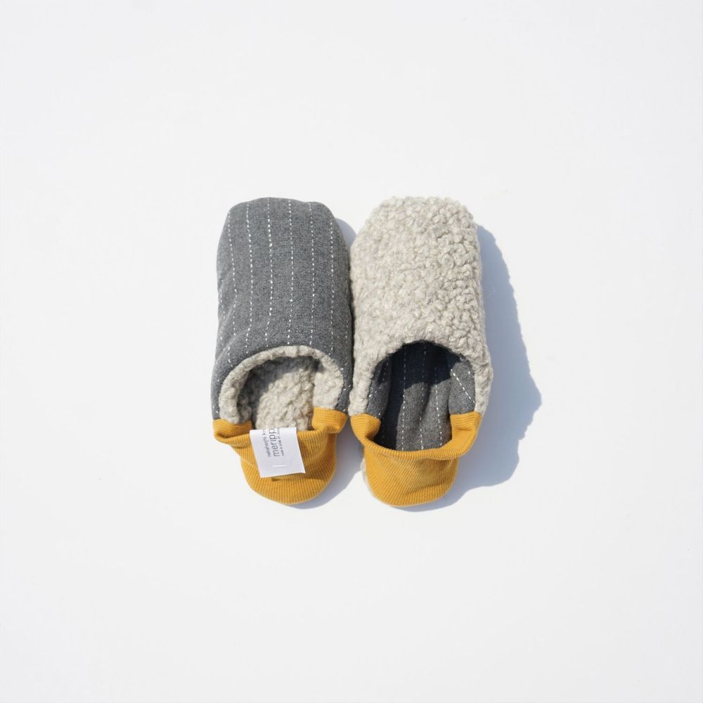 Homewear - Loop stripe × Woolly boa - MERIPPA