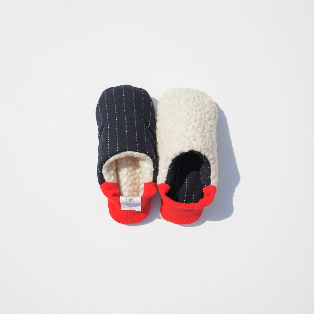 Homewear - Loop stripe × Woolly boa - MERIPPA