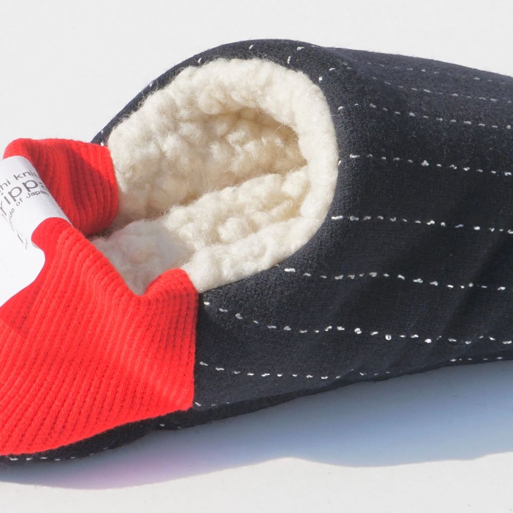 Homewear - Loop stripe × Woolly boa - MERIPPA