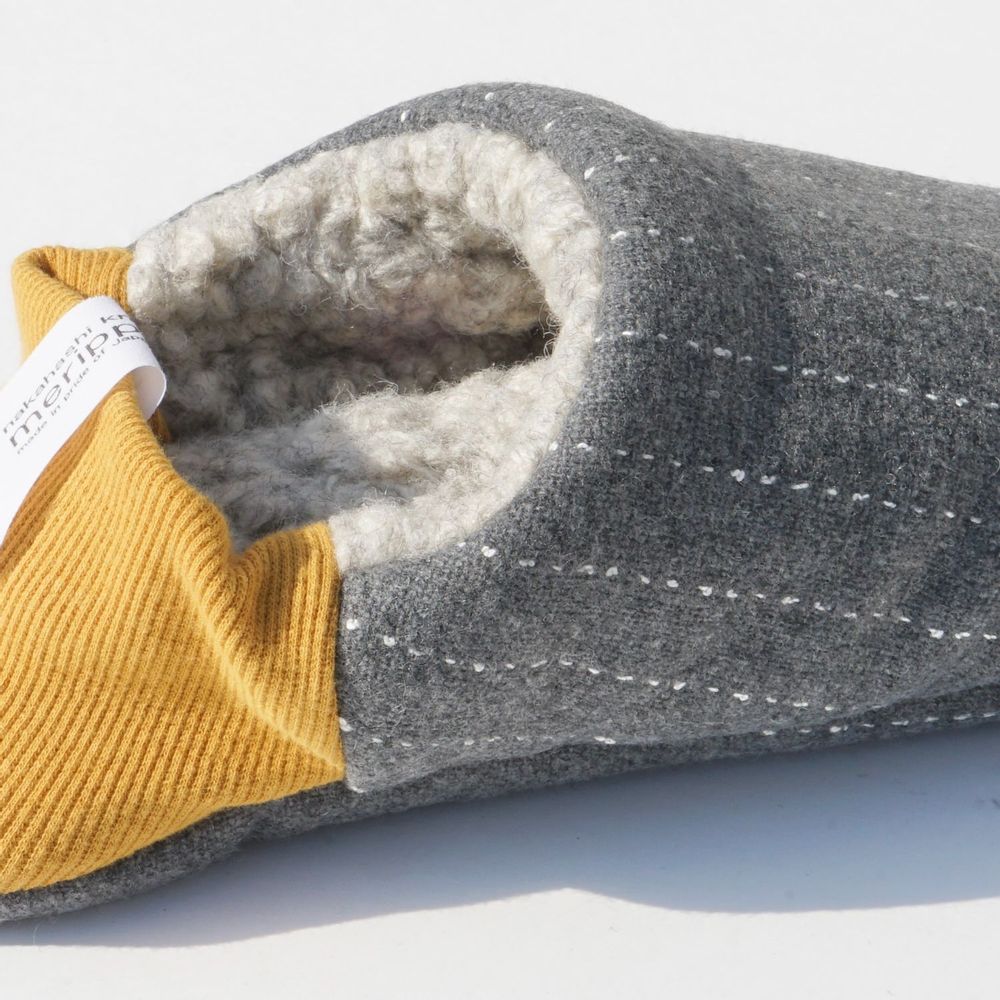 Homewear - Loop stripe × Woolly boa - MERIPPA