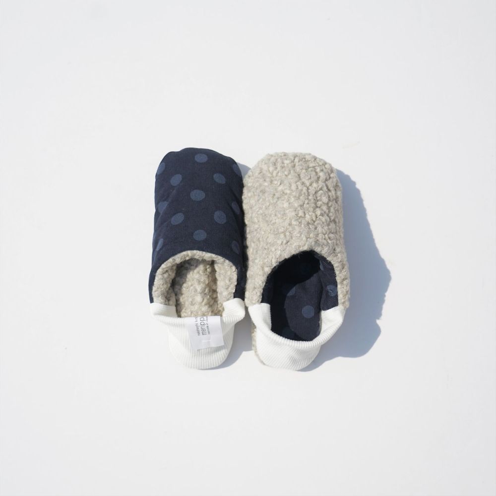 Homewear - Corduroy polka dots × Woolly boa - MERIPPA