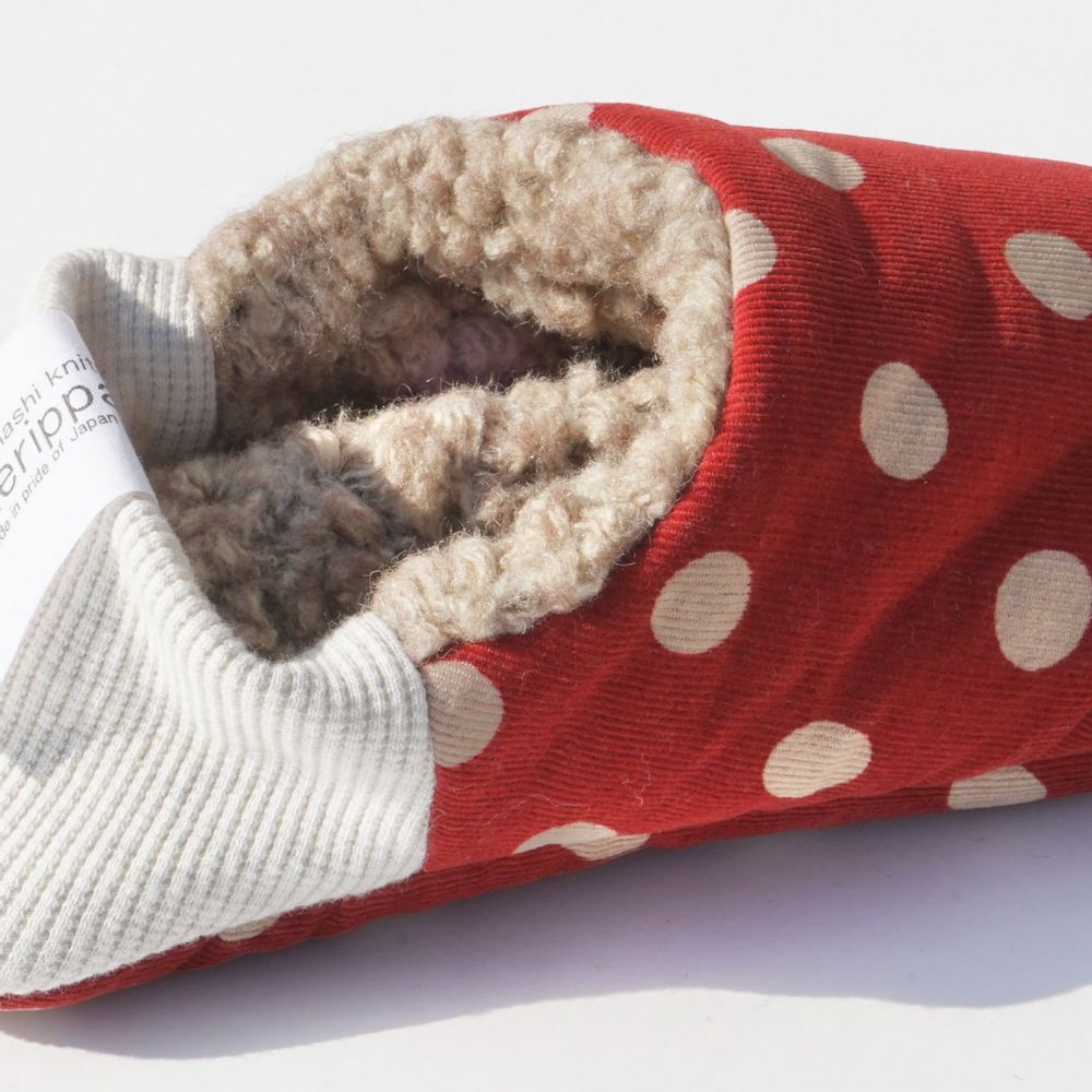 Homewear - Corduroy polka dots × Woolly boa - MERIPPA