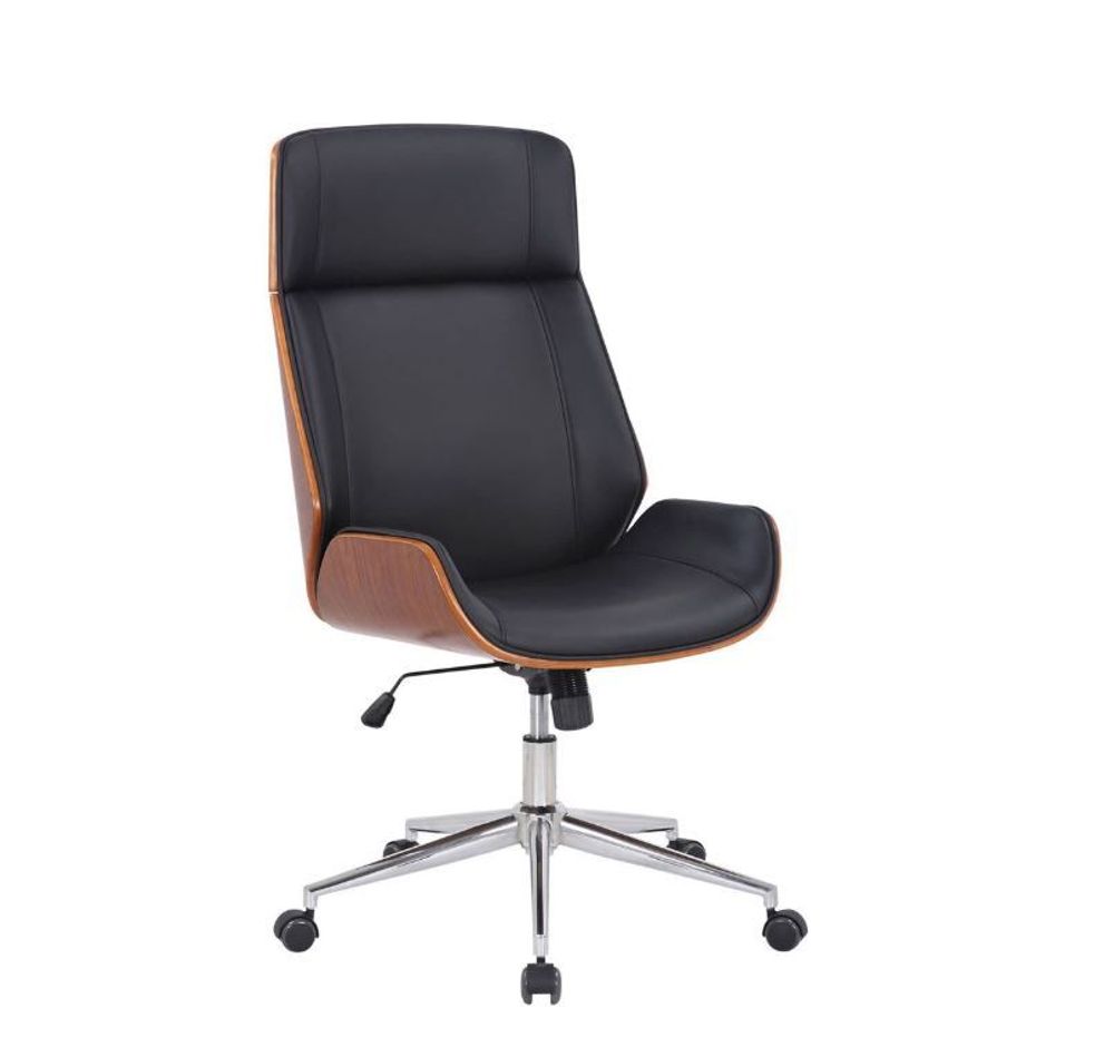 Chairs - Varel Office Chair - Natural Wood - VIBORR