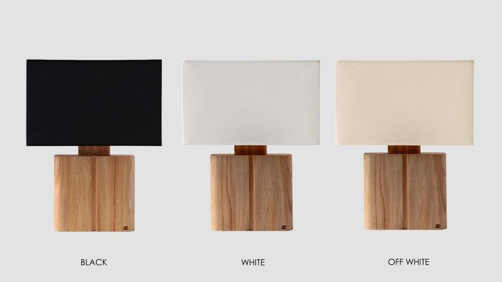 Desk lamps - "LIGNA" TABLE LAMP IN SOLID WOOD - ALESSANDRA DELGADO DESIGN